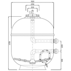    Evospace Cosmo Pro .920 , DN50, H=1150 , 