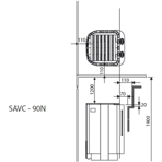    Sawo Savonia Combi SAVC-90NS-Z