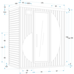    () Mountfield Rowen 175x120x190 