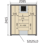    Harvia Solide Indoor S2125LD