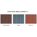     Jazzi SKT 335A  White Pearlescent,  Chocolate