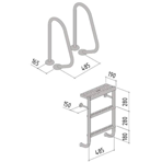      Evo Step Split 3 , AISI 304