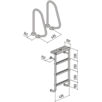      Evo Step Split 4 , AISI 304