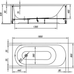    Kolpa Betty 170x75 ,  Basis